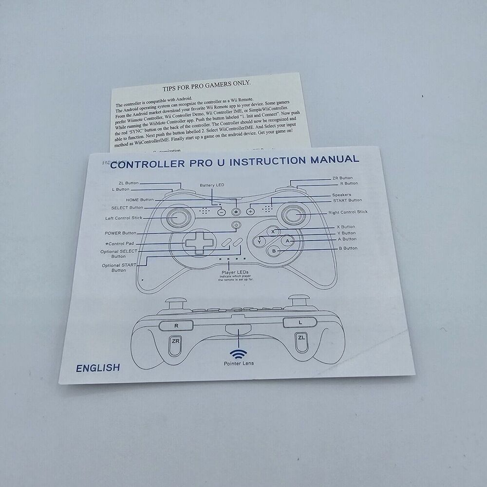 Interworks Wireless Pro Controller - Black, New Bluetooth, Wii U, Wii Brand New - Picture 10 of 15
